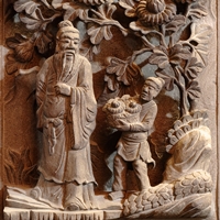 中国　彫刻　人物