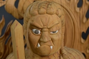 山口市 買取 美術品 木彫仏像 不動明王像