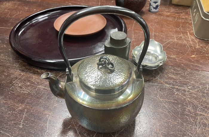 銀瓶 煎茶道具 買取 出張査定無料 安芸郡海田町